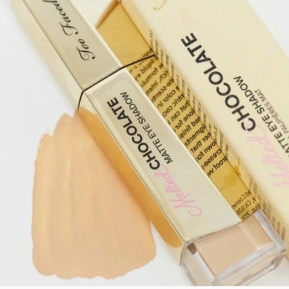 Too Faced Melted Chocolate 24 Hour Liquid Matte Eyeshadow Cocoa Cream🆕⌚📦🏃💨🚚 - Picture 8 of 9